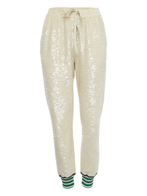 Gucci Pre-Owned pantalones bordados con lentejuelas