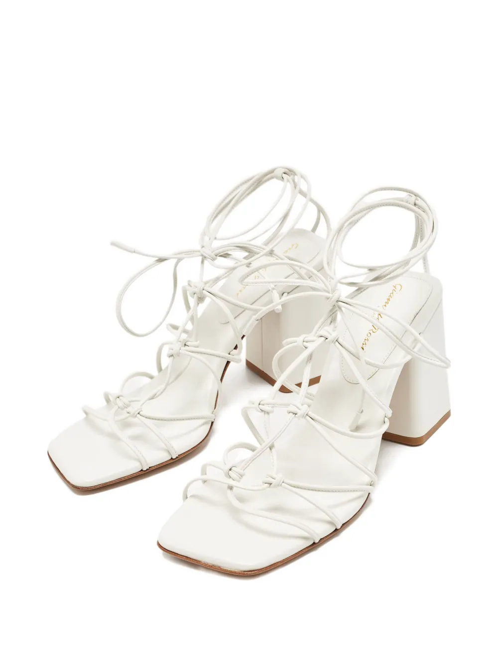 Gianvito Rossi pre-owned 95mm knotted leather sandals | Image 2