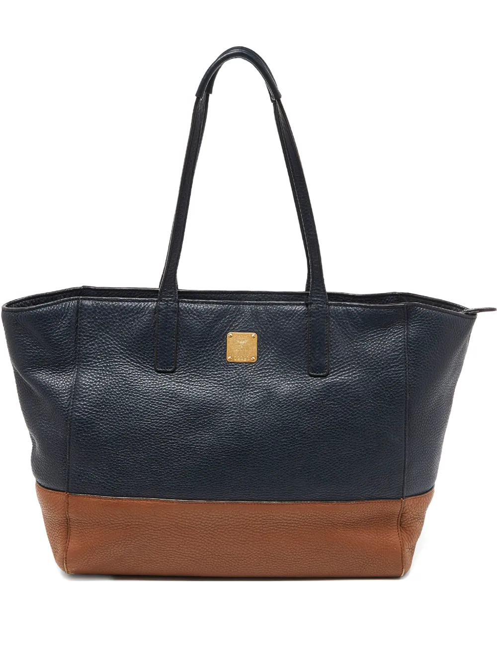 MCM Pre-Owned leather tote bag - Blu