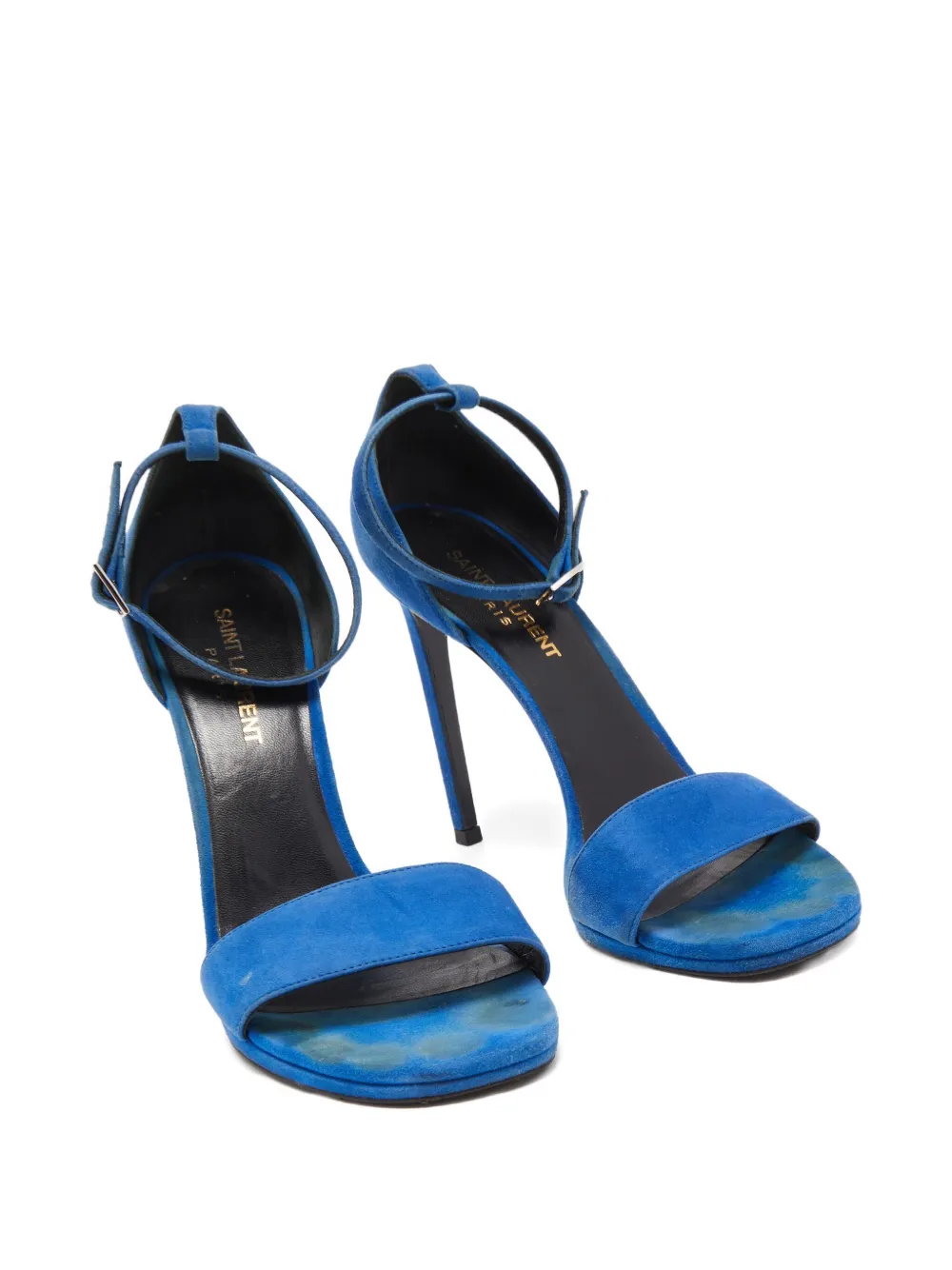 Pre-owned Saint Laurent 80mm Suede Sandals