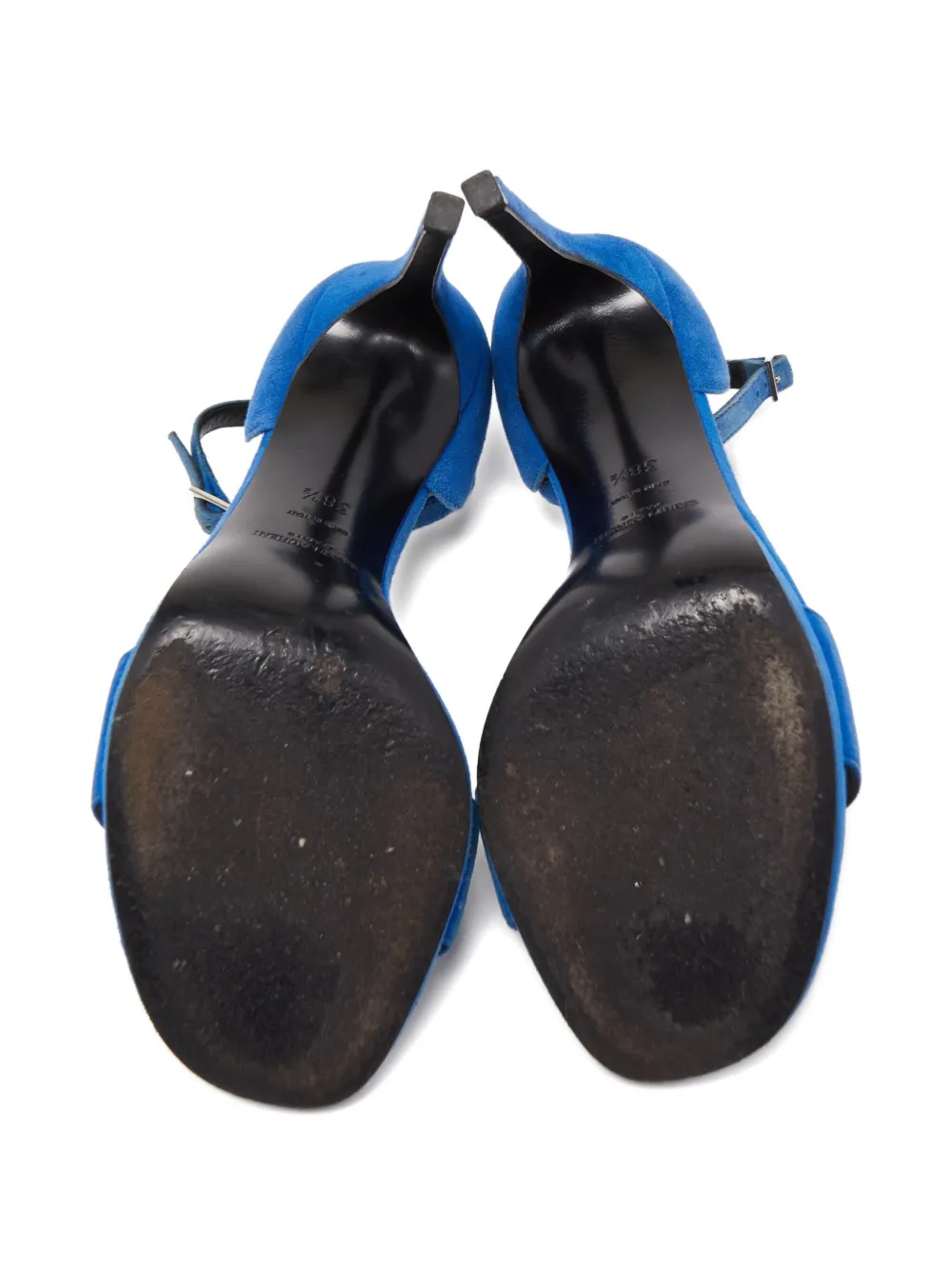 Pre-owned Saint Laurent 80mm Suede Sandals