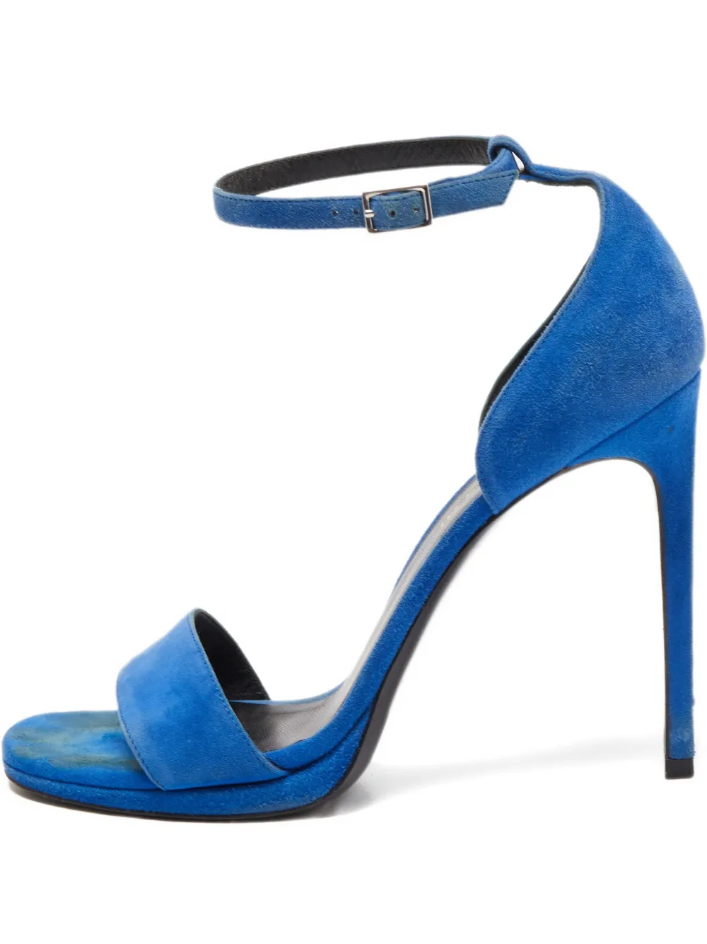 Pre-owned Saint Laurent 80mm Suede Sandals