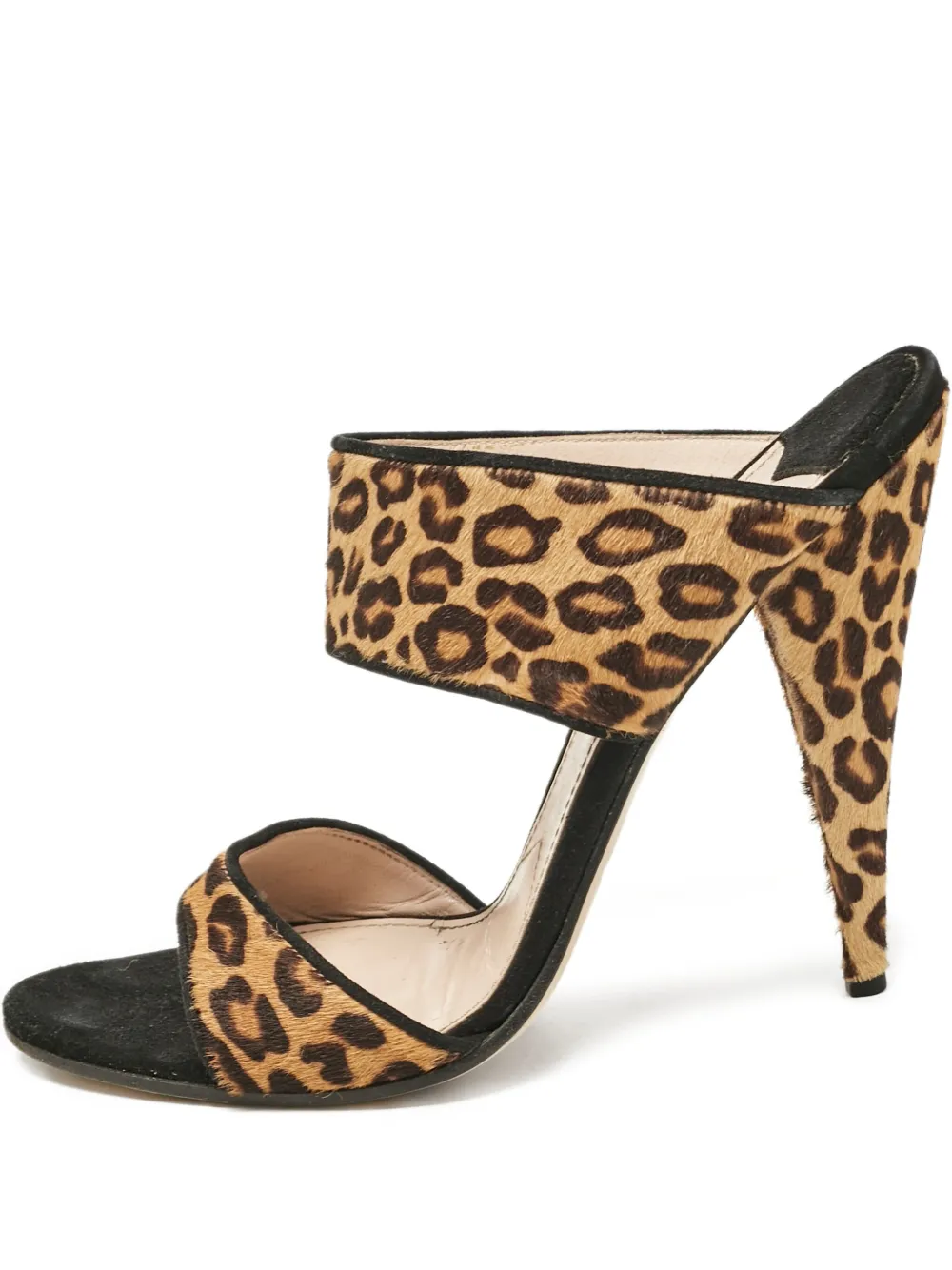 Miu Miu Pre-Owned sandalias con tacón de 110mm | amarillo | Image 1
