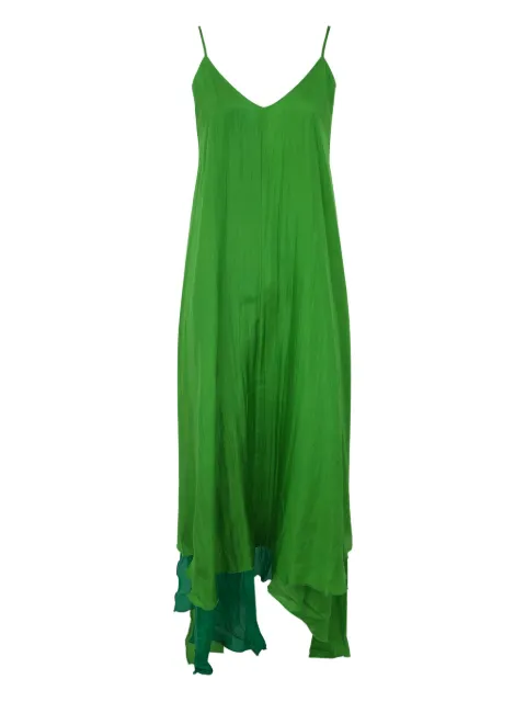Bianco Levrin asymmetric layered dress