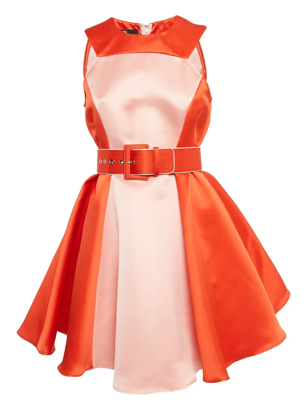 Elisabetta Franchi robe courte pre-owned à taille ceinturée | orange | Image 1