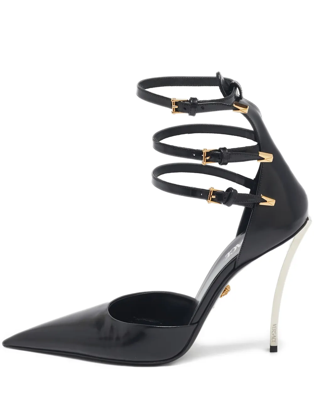 Versace Pre-Owned 125mm Pin Point pumps - ブラック Versace Pre-Owned 125mm Pin Point pumps - ブラック