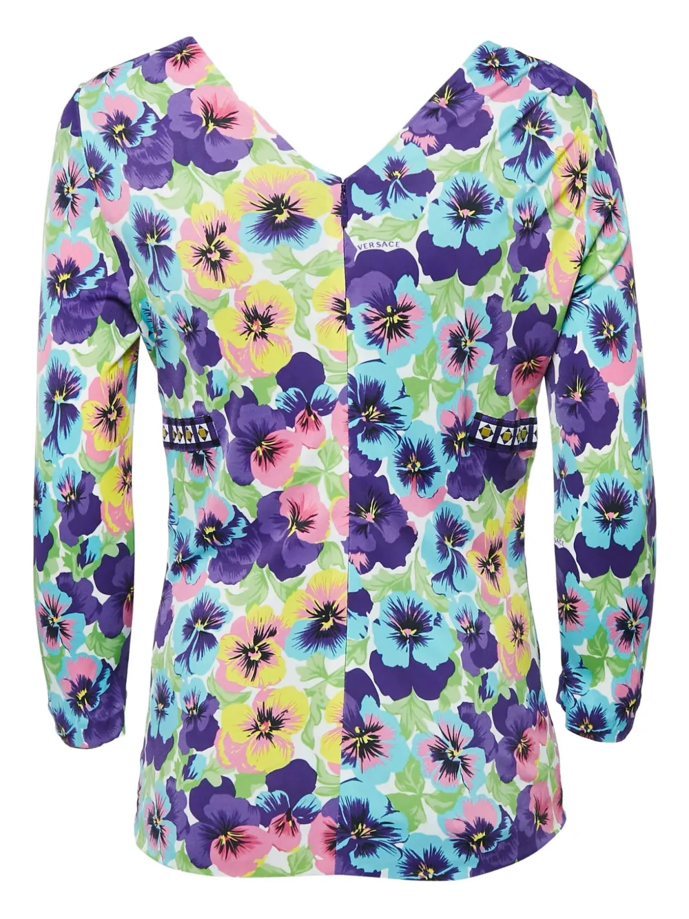 Versace Pre-Owned top con estampado floral 2024 | Image 2