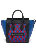 Céline Pre-Owned Luggage Tote graphic print structured tote bag - Blue