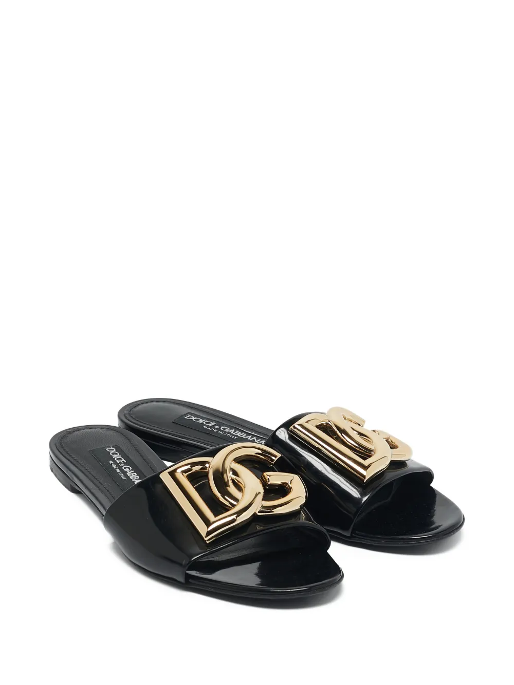 Dolce & Gabbana Pre-Owned sandales en cuir à plaque logo | Image 2