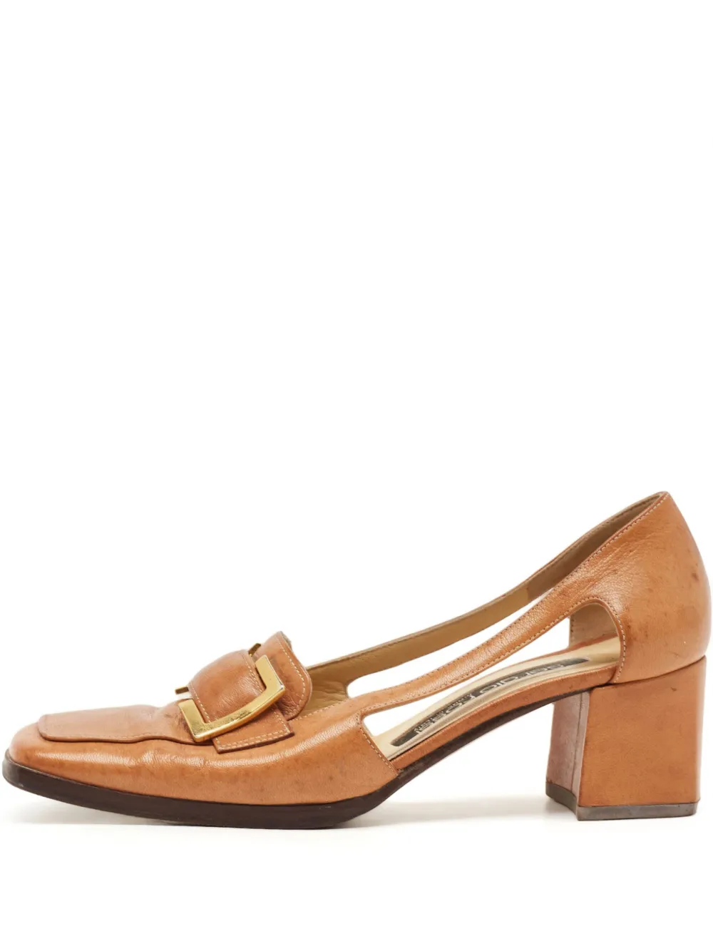 Sergio Rossi Vintage pre-owned leather pumps | Brown | Image 1