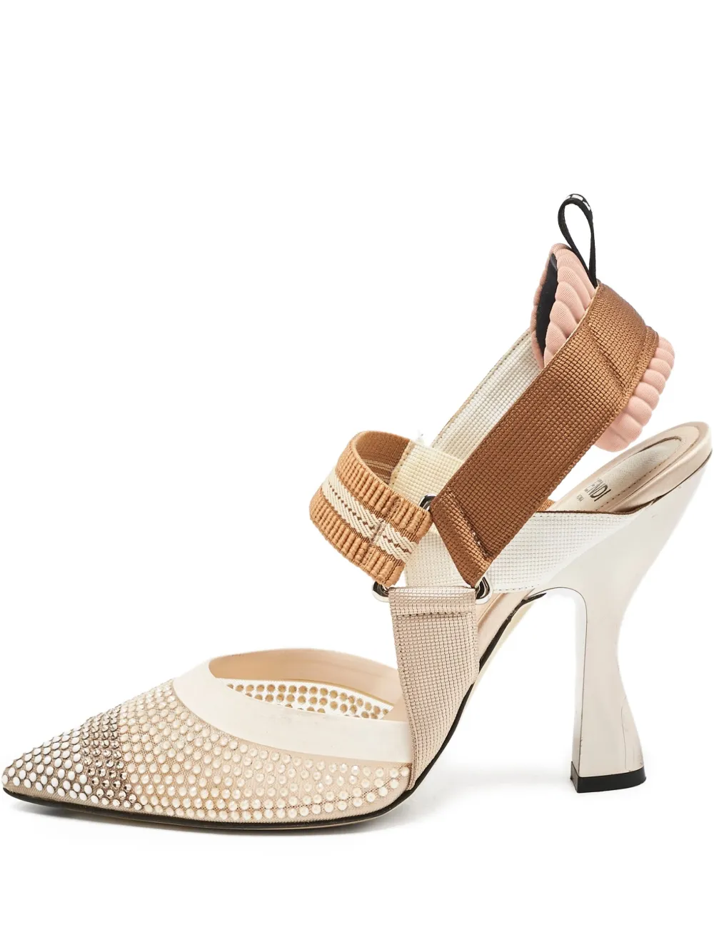 Fendi Pre-Owned 110mm Colibri heeled | Neutrals | Image 1
