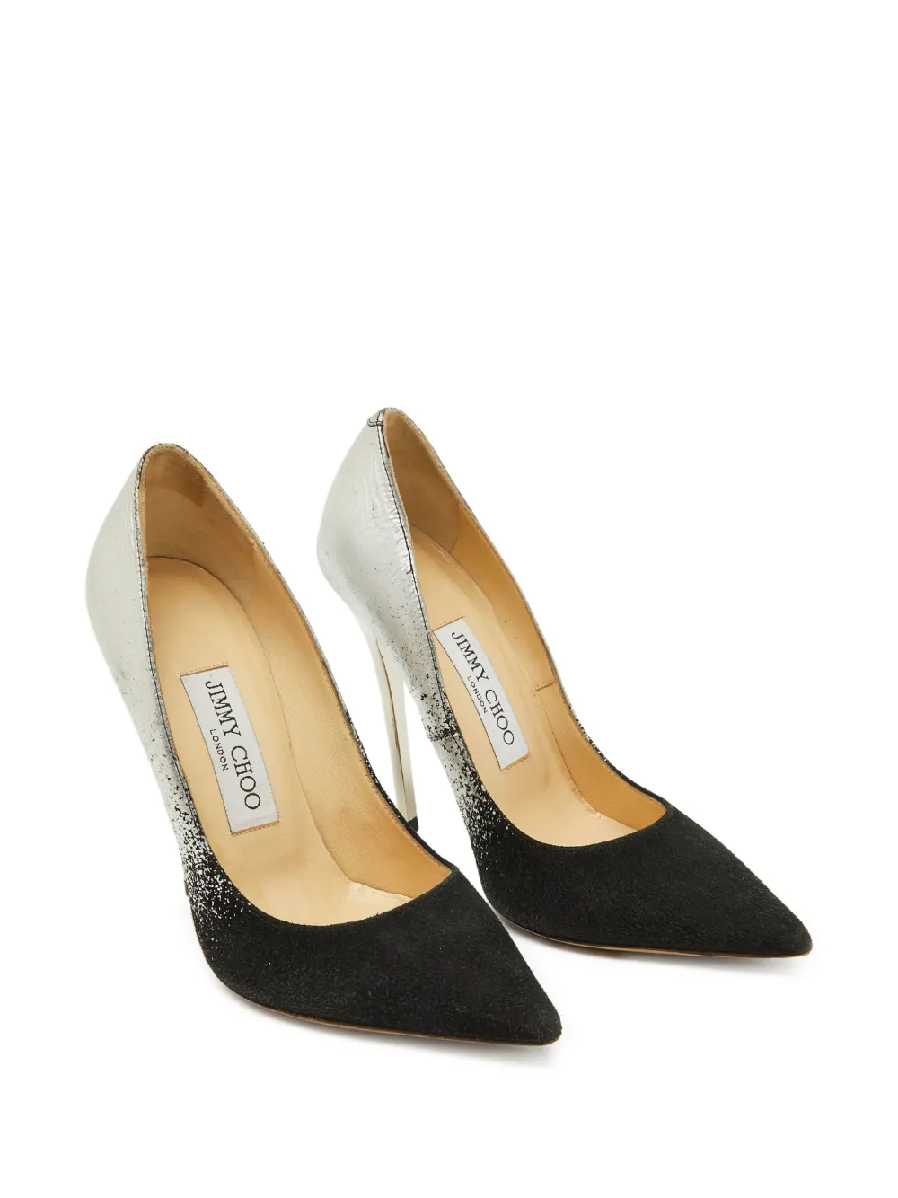 Jimmy Choo Pre-Owned 115mm paint splatter-effect pumps | Image 2