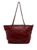 CHANEL Pre-Owned 2009-2010 Calfskin On The Bund tote bag - Red
