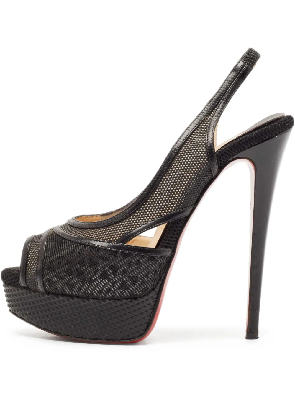 Pre-owned Christian Louboutin 140mm Mesh Pumps