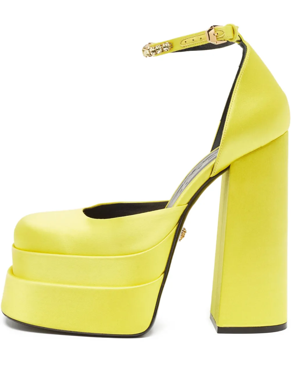 Pre-owned Versace 150mm Medusa Aevitas Platform Pumps