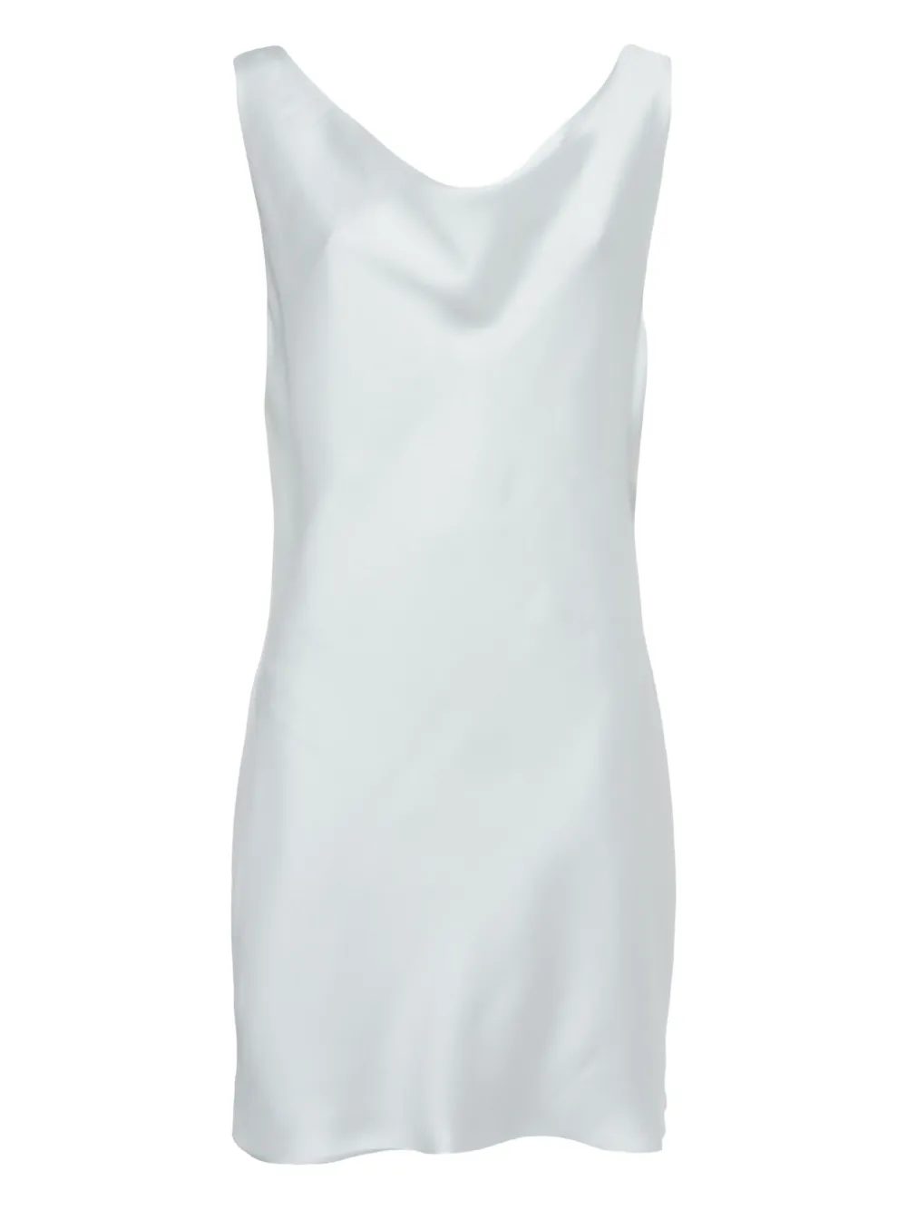 Norma Kamali Vintage pre-owned satin mini dress | White | Image 1