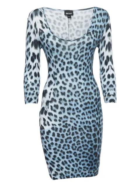 Just Cavalli Vintage vestido con estampado de leopardo de archivo