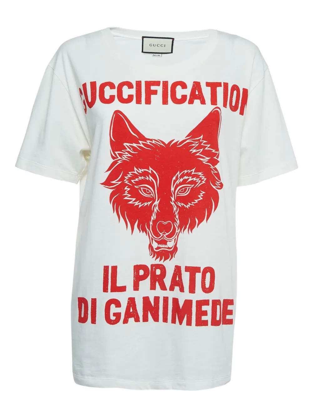 Gucci Pre-Owned graphic-print T-shirt | White | Image 1