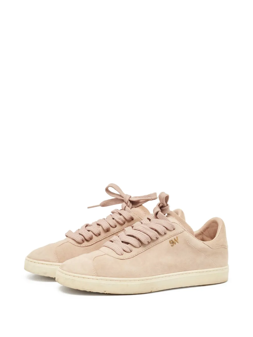 Stuart Weitzman pre-owned suede low-top sneakers | Image 2