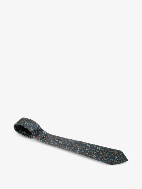 Dunhill corbata de seda de archivo