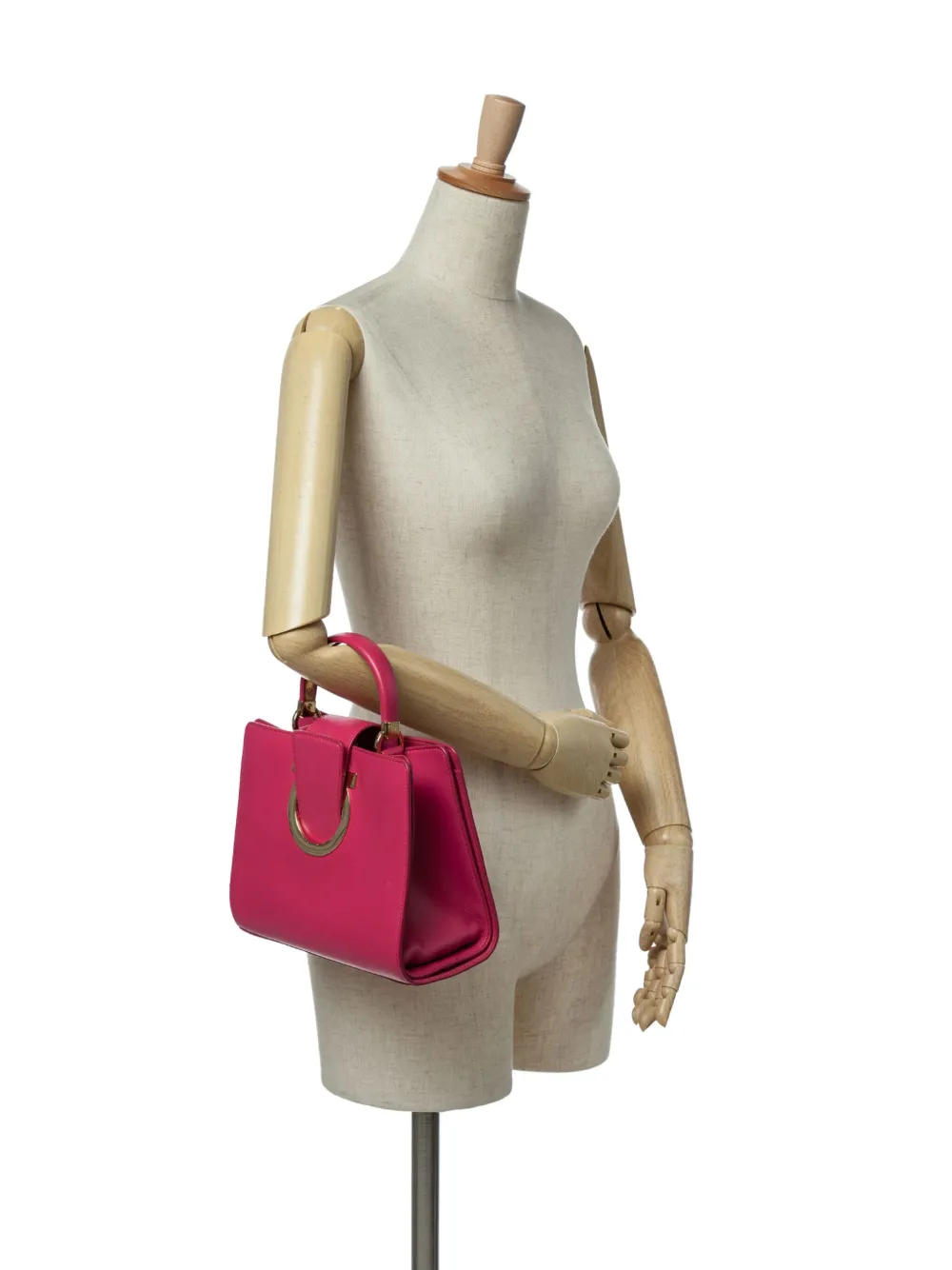 Pre-owned Ferragamo 2010-2024 Leather Thalia Top Handle Bag Satchel