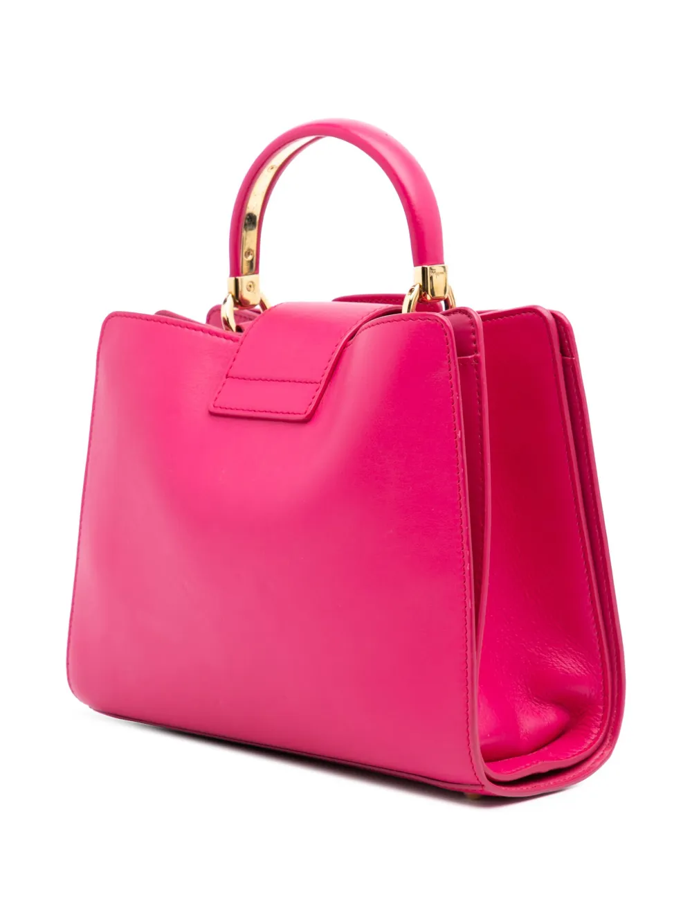 Pre-owned Ferragamo 2010-2024 Leather Thalia Top Handle Bag Satchel