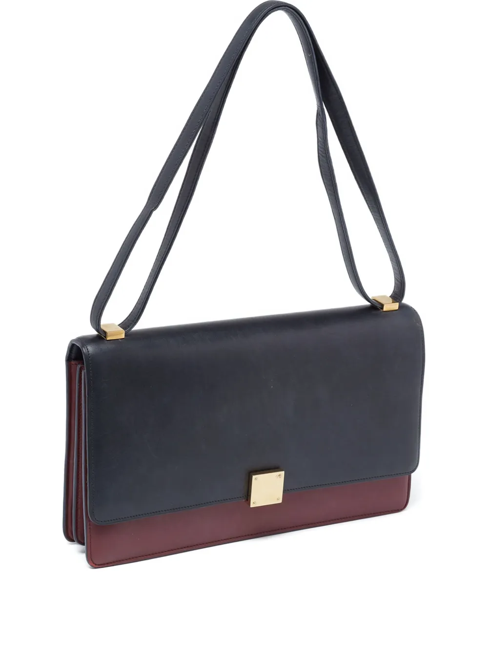 Céline Pre-Owned leather flap shoulder bag | Black | Image 1
