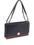 Celine Pre-Owned leather flap shoulder bag - Black