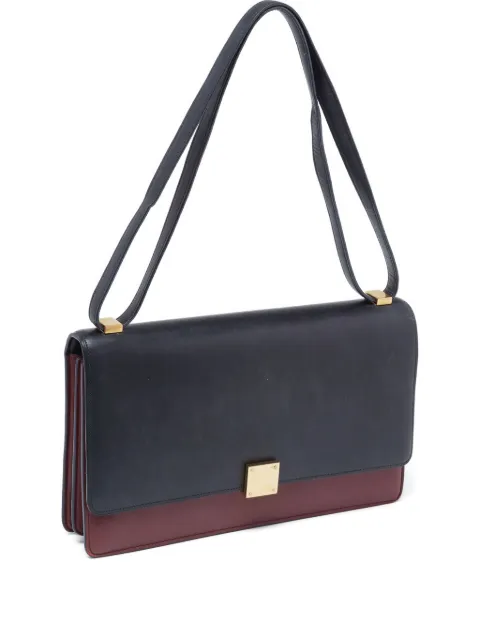 Céline Pre-Owned leather flap shoulder bag