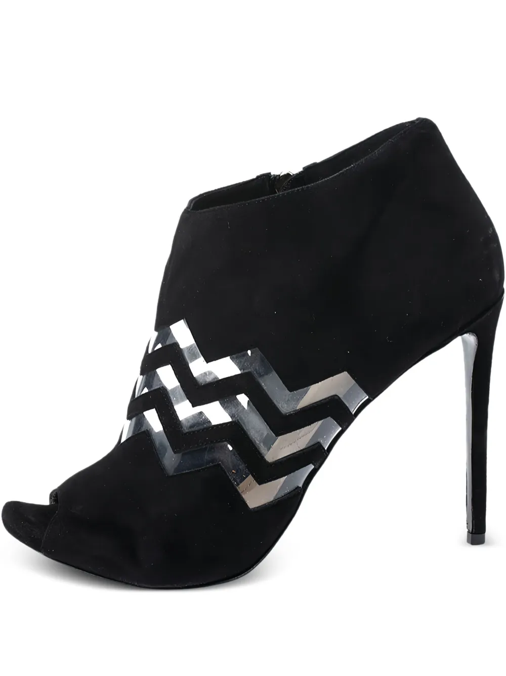 Nicholas Kirkwood pre-owned 110mm suede booties | Black | Image 1