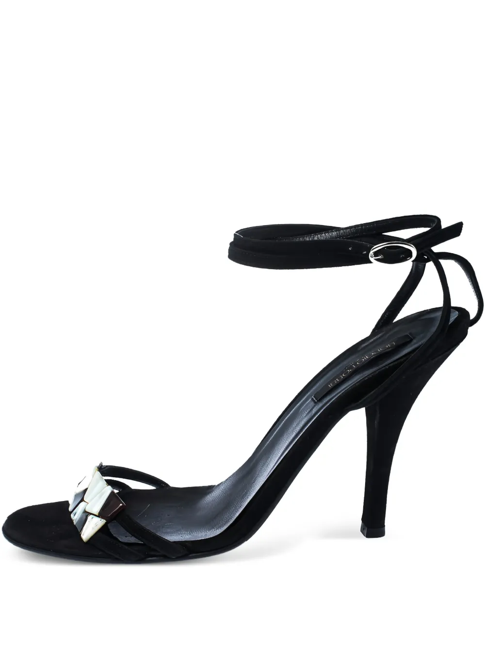 Sergio Rossi Vintage pre-owned 105mm suede sandals | Black | Image 1