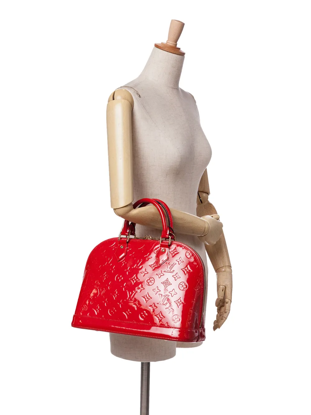 Louis Vuitton Pre-Owned 2015 Monogram Vernis Alma PM satchel | Pre-Owned | Image 2