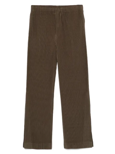 Homme Plissé Issey Miyake Calça de veludo cotelê