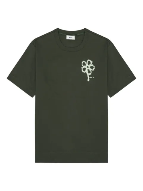 NN07 floral-embroidered T-shirt 