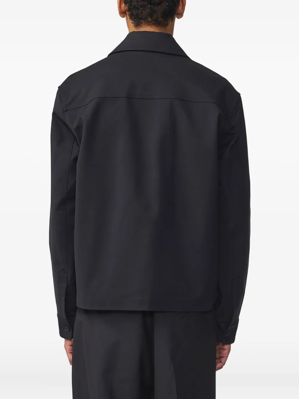 NN07 Shirtjack met lange mouwen Zwart