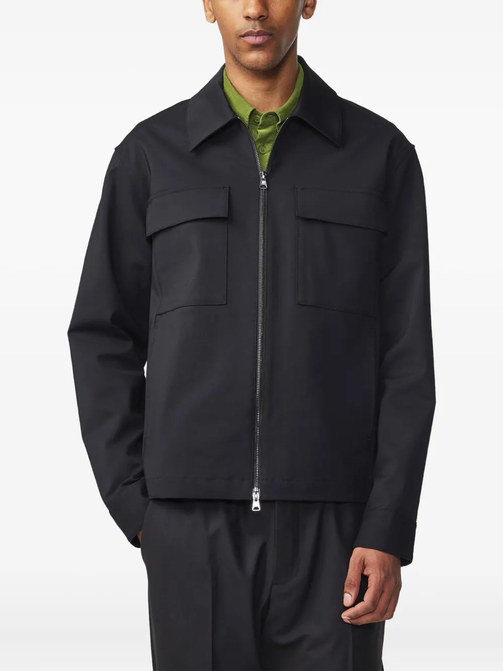 NN07 long-sleeved shirt jacket | Shirt Jackets | Image 2
