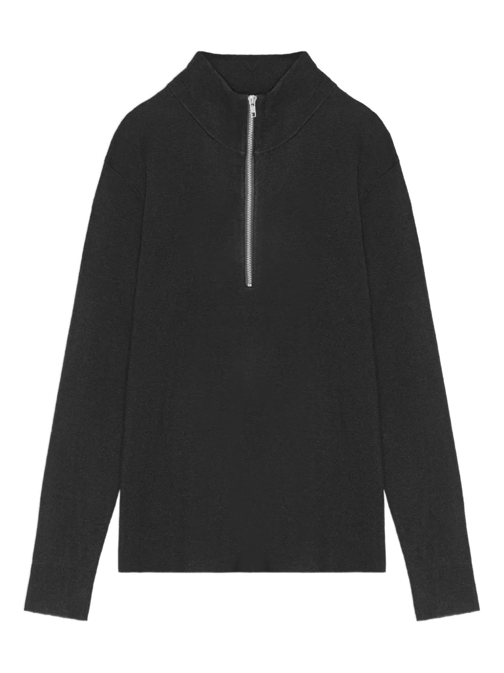 NN07 zip-neck sweatshirt | Black | Image 1