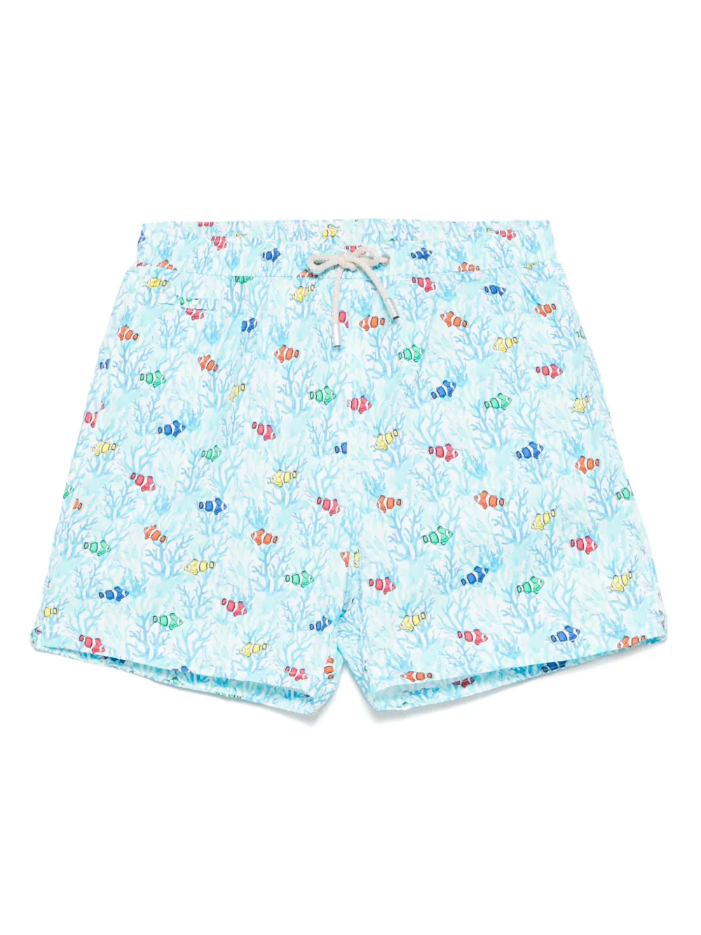 MC2 Saint Barth shorts de playa con peces estampados | azul | Image 1