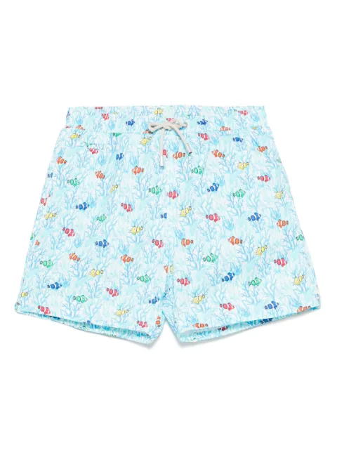 MC2 Saint Barth fish-print swim shorts