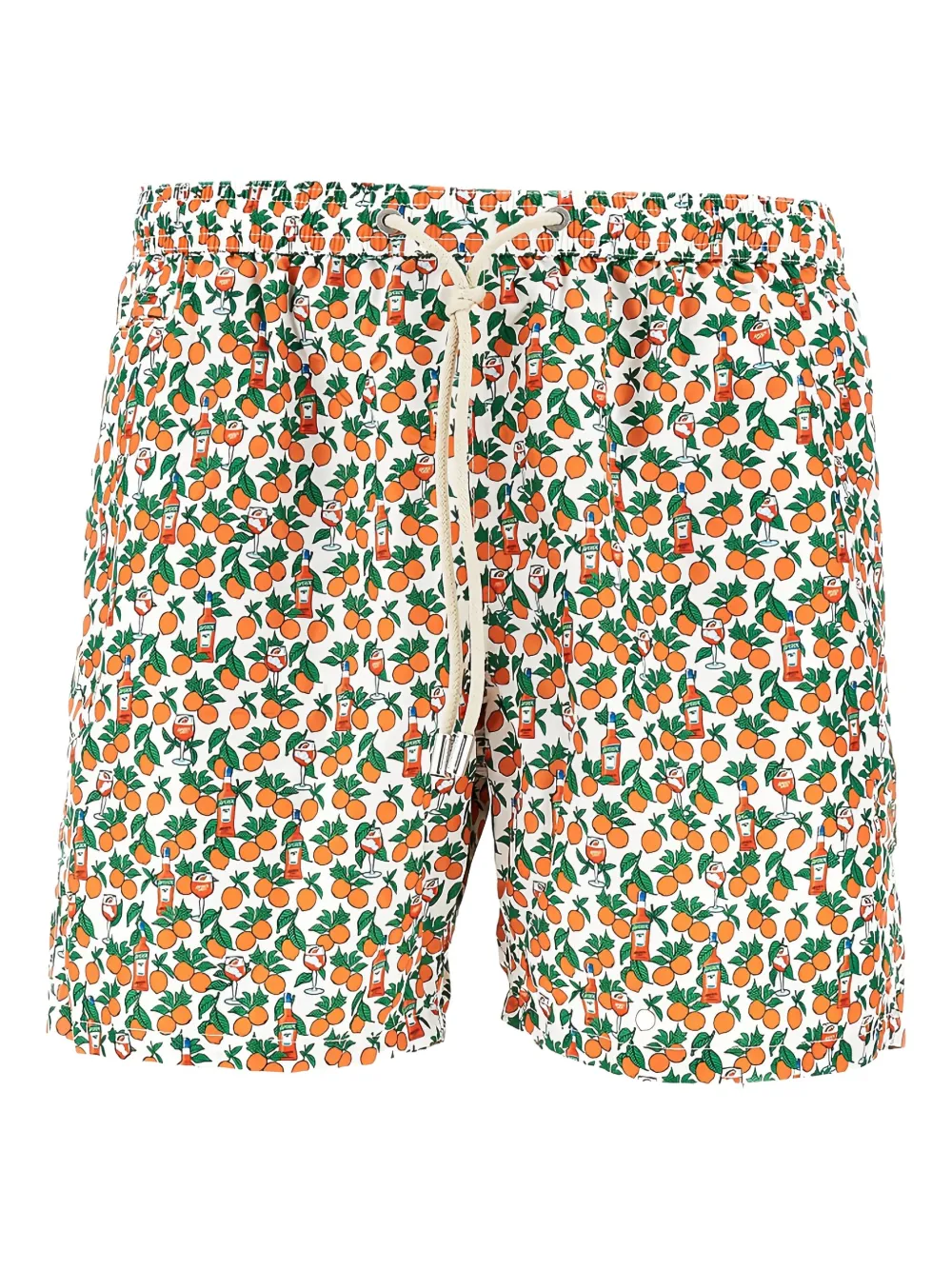 MC2 Saint Barth orange-print swim shorts | blanco | Image 1