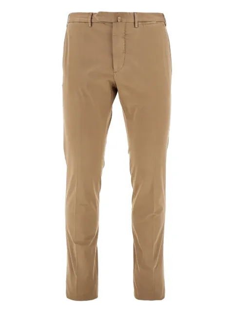Santaniello pressed-crease trousers