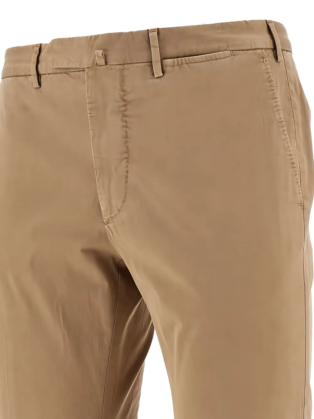 Santaniello pressed-crease trousers - Bruin