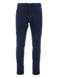 Santaniello pressed-crease chinos - Blue