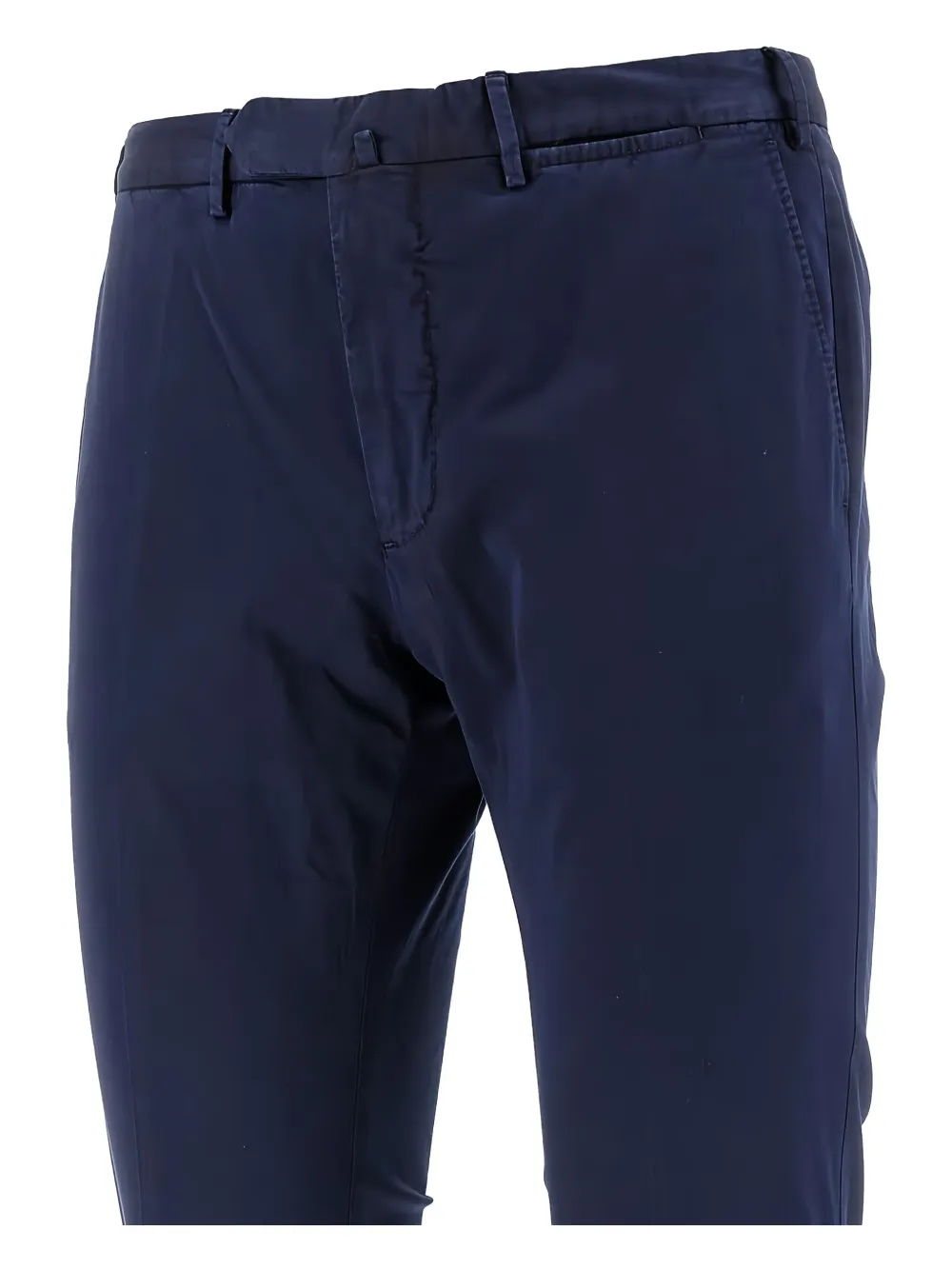 Santaniello pressed-crease chinos - Blauw