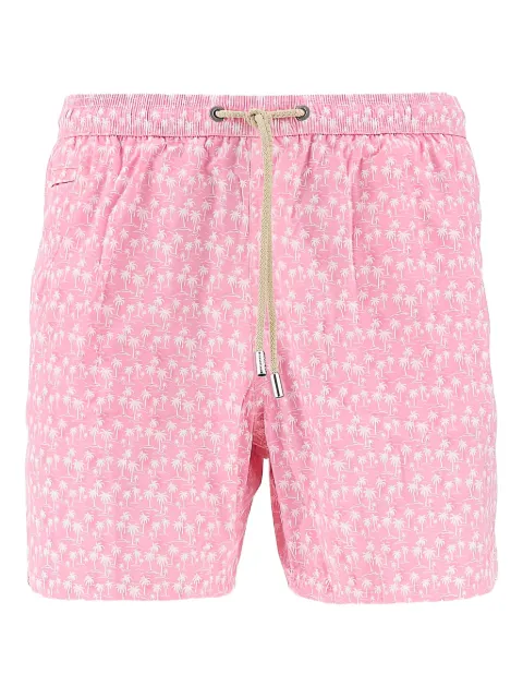 MC2 Saint Barth palm tree-print swim shorts