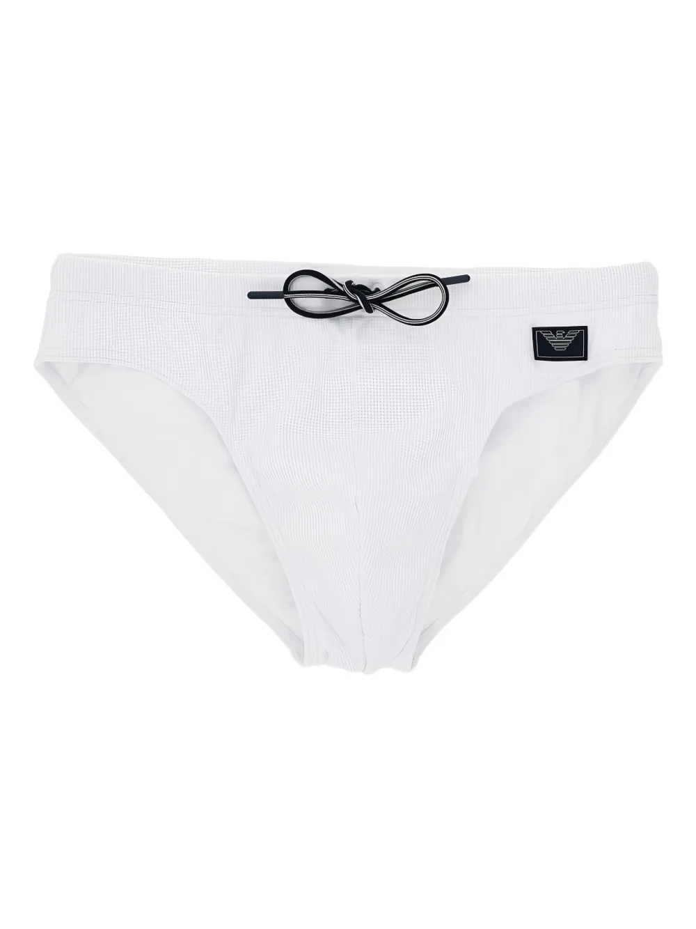 Emporio Armani Seersucker zwembroek Wit