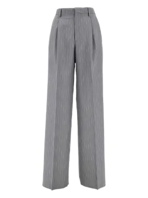 パンツ TAGLIATORE Woman Pants Blue PEBONYH40017R B1106 Blue Leather Trousers (P142WU-LEALE0008-BLUE)