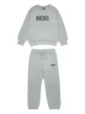 Diesel Kids logo-embroidered tracksuit set (set of two) - Grey