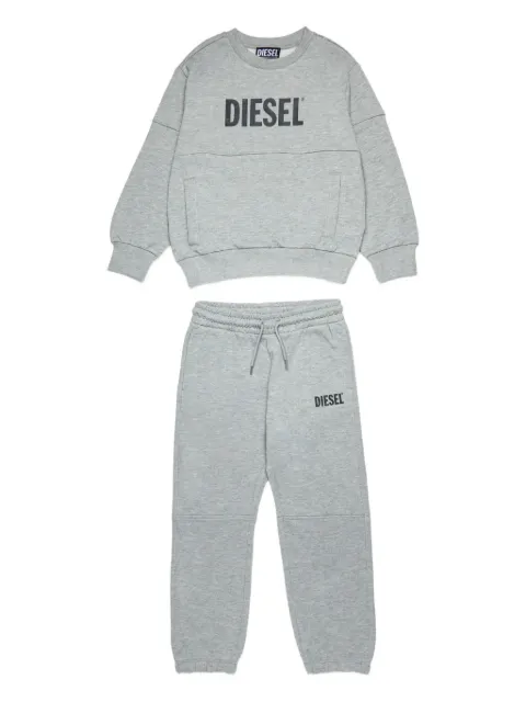 Diesel Kids logo-embroidered tracksuit set (set of two)