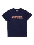 Diesel Kids sequin-embellished T-shirt - Blue